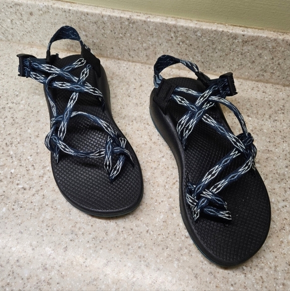 Chaco Teal ZX/2 Outdoor Hiking Sandals, Size 9 - Picture 4 of 12